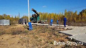 Установка и монтаж опоры ЛЭП