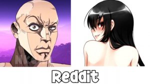 Anime VS Reddit "The rock reaction meme" Part 6