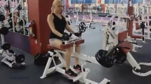 Тренировка икроножных мышц (фитнес для женщин)