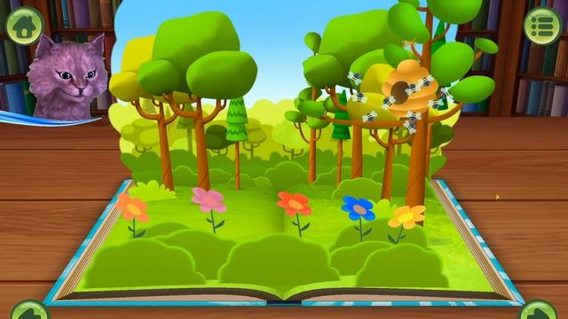 МИМИМИШКИ КНИЖКИ МЕДОВАЯ ИСТОРИЯ С ГОВОРЯЩИМ КОТЕНКОМ АБИ ( игра для детей ) Android смотреть онлайн