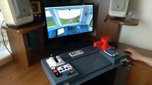 Джойстик самлделка для игры на ПК железнодорожный симулятор.