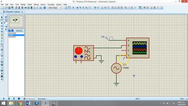 OSCILOSCOPIO Y GENERADOR EN PROTEUS смотреть онлайн