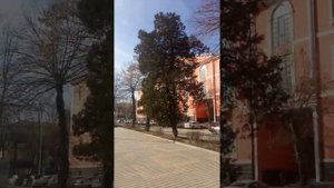 г. Ессентуки..идем от парка по улице Кисловодская к столовой Почтамп ...жара 17 градусов. январь