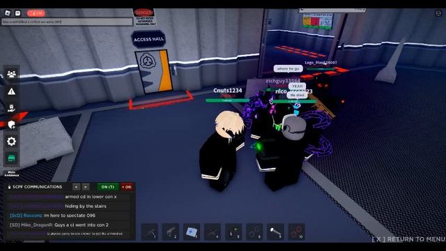 talking with a Chaos Insurgency member scp site roleplay roblox ...