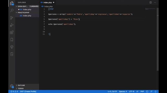 Arreglos en php смотреть онлайн
