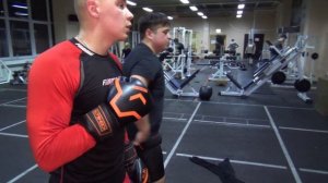 Отработка ударов на лапах/Тренировка на лапах/Работа на лапах