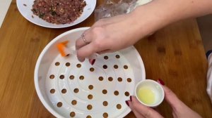 КИТАЙСКИЕ ПРОЗРАЧНЫЕ ПЕЛЬМЕНИ С МЯСОМ. ВАРЕНИКИ НА ПАРУ