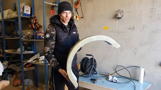 Крыло для прицепа из стеклопластика Как сделать крыло