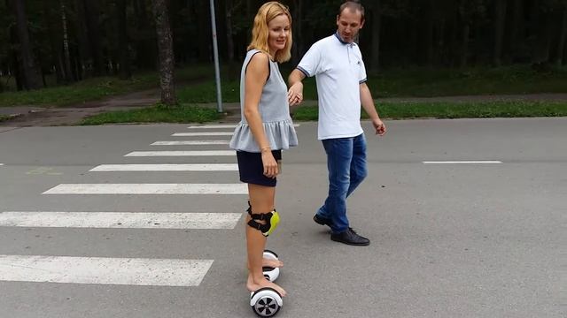 Электрический скейт!!! Учимся!!! смотреть онлайн