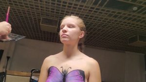 I bodypaint a WISH bodysuit design