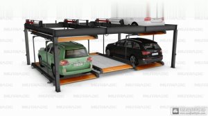 Двухуровневая автомобильная парковка BDP2