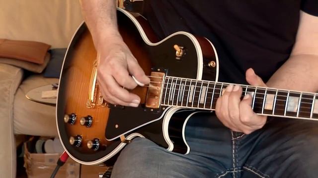 1998 Gibson Les Paul Custom Plus sunburst, flametop, Part2 смотреть онлайн