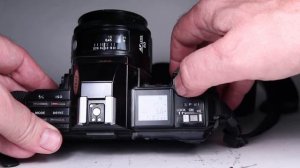 Minolta Maxxum 7000 35mm film SLR camera with 50mm F1.7 prime lens