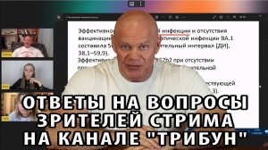 Вопросы зрителей стрима на канале Трибун