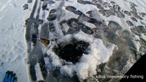 Выезд на первый лед за страшной рыбой- Ратаном. Рыбалка в Омской области. Рыбалка в Тюкалинске.