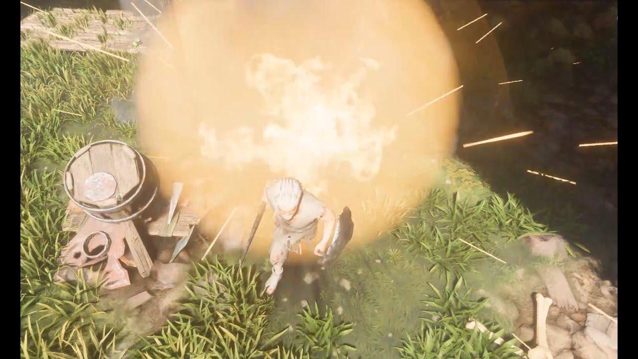 Крутые парни не смотрят на взрыв. Играем в Enshrouded. #2 смотреть онлайн