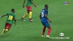 Франция   Камерун 2 1  гол Жиру Cameroon France January  goal Giroux