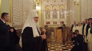 Патриаршие добровольцы поздравили Предстоятеля Русской Церкви с 15-летием интронизации