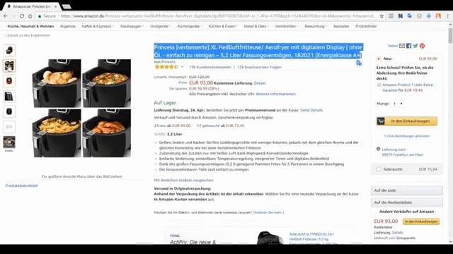 Heißluft Friteuse Stiftung Warentest смотреть онлайн
