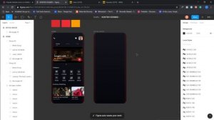 Movie Streaming App UI Design with Figma (Speed Art)