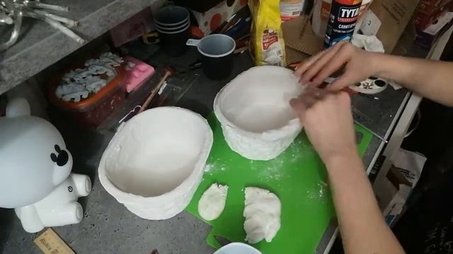 Прованс! Емкость для мелочей гипс шпатлевка декупаж