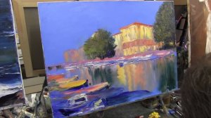 'Городской пейзаж' Мастер класс Художник Игорь Сахаров