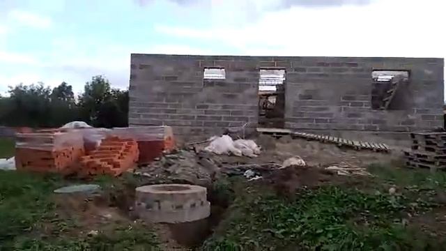 Строим дом из арболита блока в станице Махошевской, общей площадью 102 квадратных метра. Арболит Юг