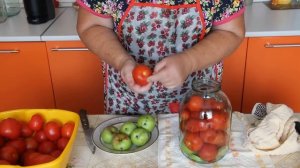 Маринованные томаты с яблоками. Без уксуса и лимонной кислоты.