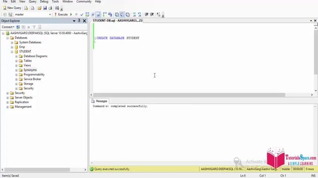 01- How to Create a New DATABASE in Microsoft SQL Server | Create Sql Database Online смотреть онлайн
