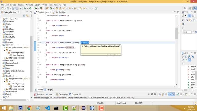 OOP Add Records using java mysql