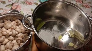 Маринованные грибы на зиму. Готовим шампиньоны.