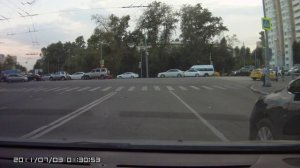 затор на перекрестке