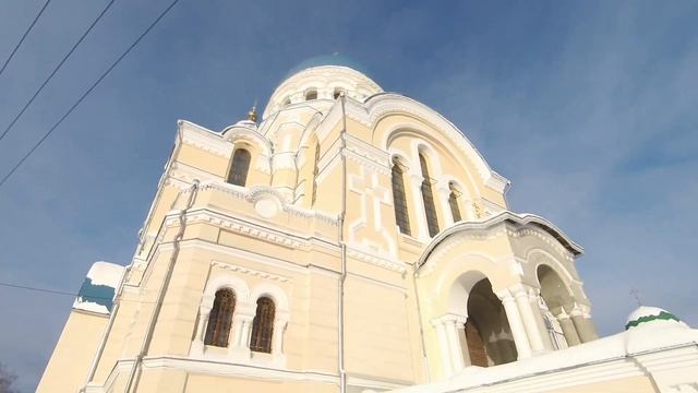 МОНАСТЫРЬ ТИХОНОВА ПУСТЫНЬ ,как выглядит зимой.