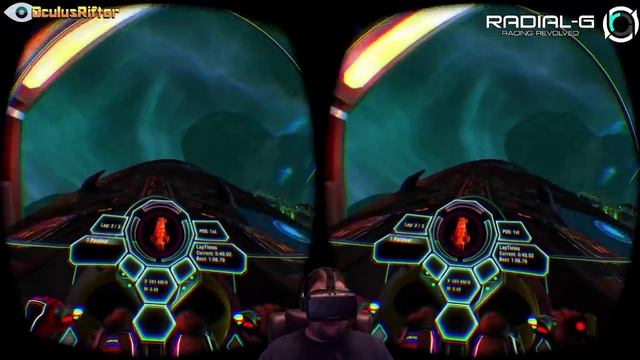 Radial-G : Racing Revolved - Oculus Rift DK2 GamePlay & Review смотреть онлайн