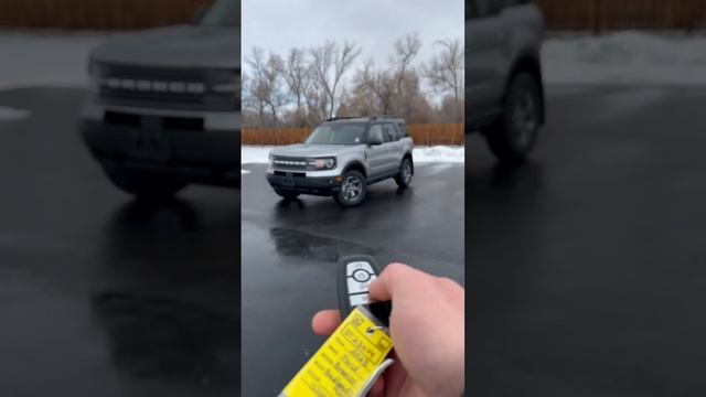 How to use the Remote Start on the 2023 Ford Bronco Sport BadLands! #ford #remotestart #howto