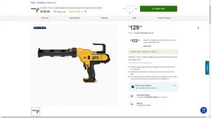 Lowes Dewalt Deal of the Day. Other Caulk Gun Deals