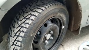 Установил зимнию резину Hankook W429 i Pike RS2 на штампы R15/ 195/65 на LADA VESTA 2020