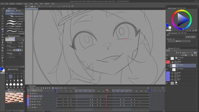 Clip Studio - How to Animate Like a PRO - 2D Animation in CSP (Beginners Tutorial Guide)