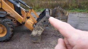 CASE 580T.Не много о ковшах.