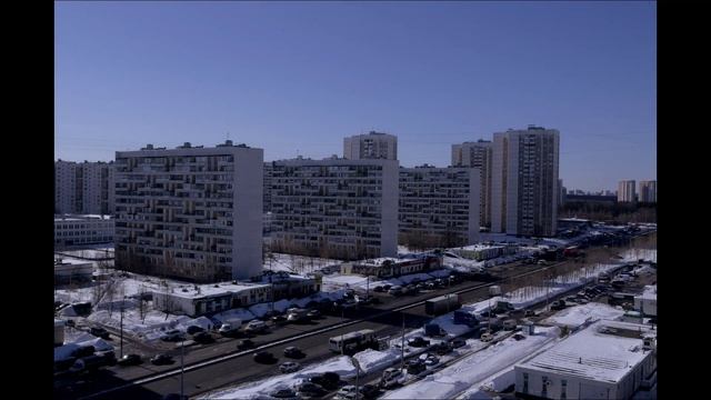 Съёмка Ново-Переделкино в режиме TimeLapse смотреть онлайн