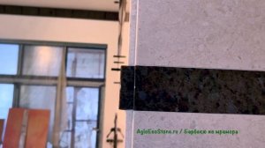 Барбекю казан коптильня из мрамора.