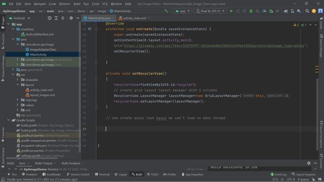 How to implement API in Android Studio tutorial смотреть онлайн