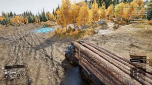 SnowRunner-Моды-Краз 255 Лесовоз-Перевозка длинных брёвен