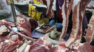 КАЗЫ.Казахский деликатес.Приготовление на базаре.Мясной рынок.