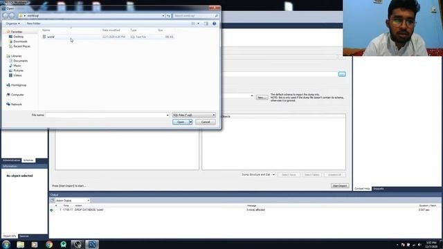 MySQL - How To Import Database Into MySQL Workbench (8.0.22)