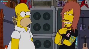The Simpsons   Homer plays bass guitar