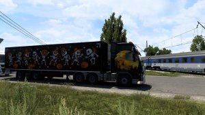 Euro truck simulator 2,везём негабаритный груз'большой брат'.