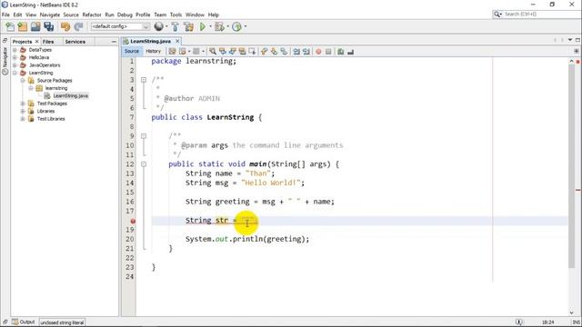 Java - Bài 8: Kiểu dữ liệu String trong Java смотреть онлайн