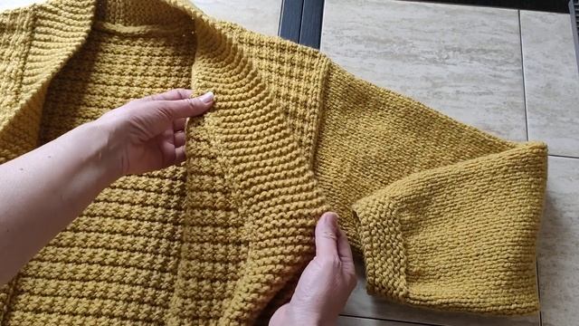 Кардиган предпоказ (по вашей просьбе). Показываю рукава. смотреть онлайн