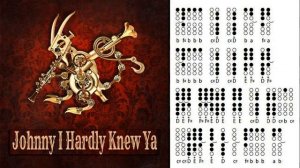 Johnny I Hardly Knew Ya - Tin Whistle - flute Irlandaise -Tabs and notes